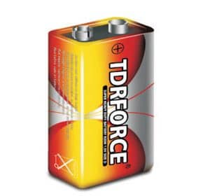 Alkaline battery 6LR61-1S