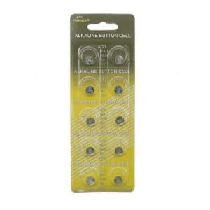 LR621 AG1 pilhas de botão de pilhas em cartão blister