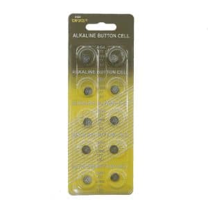 LR626 AG4 pilhas de moedas de 1,5V sem baterias de recarga