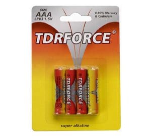 AAA battery LR03-4pcs Blister card